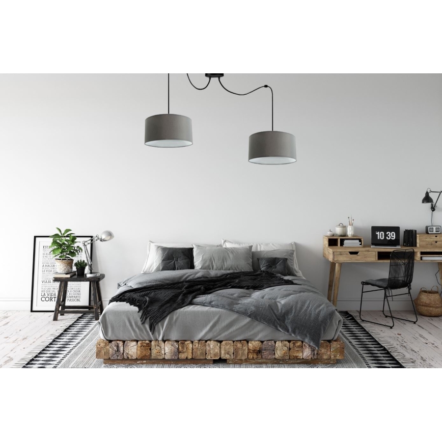 Lustr na lanku TUZ 2xE27/60W/230V pavouk