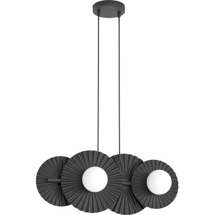 Lustr na lanku UMBRA 4xG9/8W/230V černá