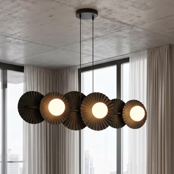 Lustr na lanku UMBRA 6xG9/8W/230V černá