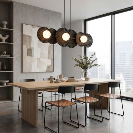 Lustr na lanku UMBRA 6xG9/8W/230V černá