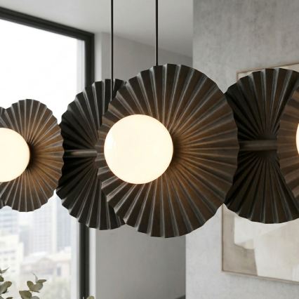 Lustr na lanku UMBRA 6xG9/8W/230V černá