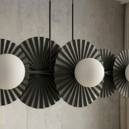 Lustr na lanku UMBRA 6xG9/8W/230V černá