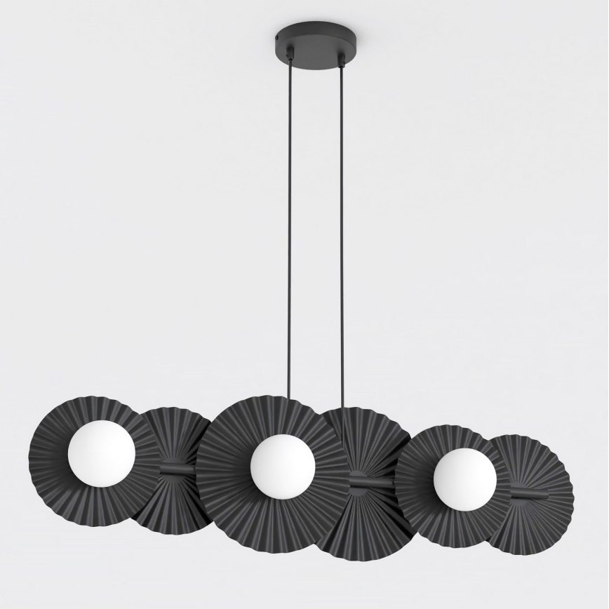Lustr na lanku UMBRA 6xG9/8W/230V černá