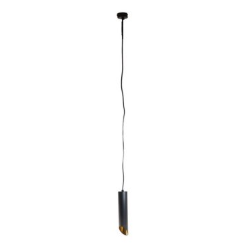 Lustr na lanku VALDA 1xGU10/60W/230V 132 cm černá