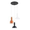 Lustr na lanku VANTI 3xE27/15W/230V pestrobarevná