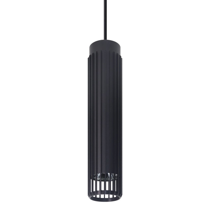 Lustr na lanku VERTICAL 1xGU10/8W/230V černá