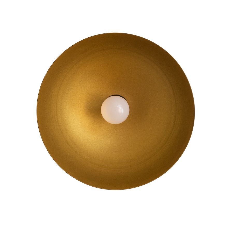 Lustr na lanku VESPER 1xE27/15W/230 pr. 30 cm černá/zlatá