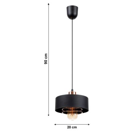 Lustr na lanku VEST 1xE27/60W/230V