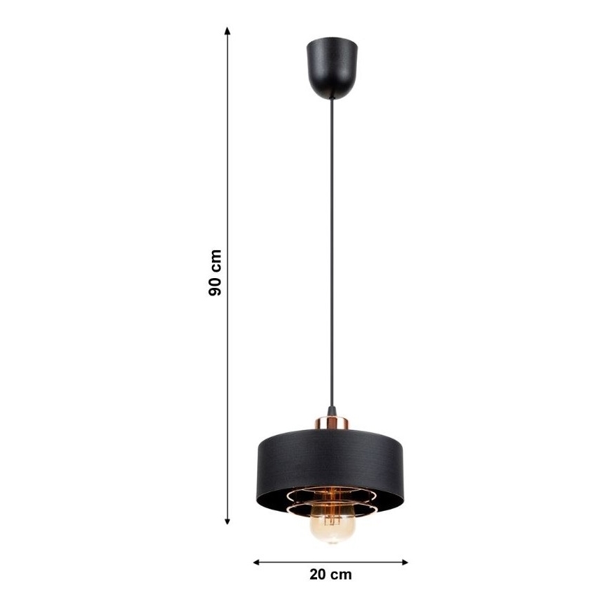Lustr na lanku VEST 1xE27/60W/230V