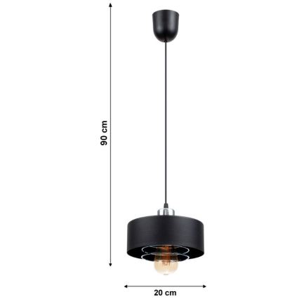 Lustr na lanku VEST 1xE27/60W/230V