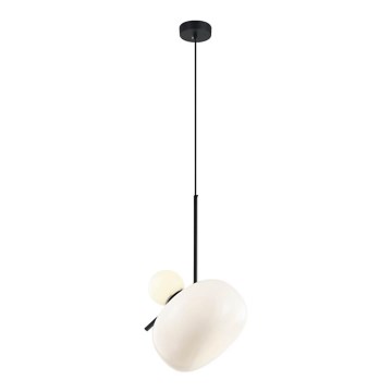 Lustr na lanku VESTA 1xE27/7W/230V + 1xG9/3W/230V bílá