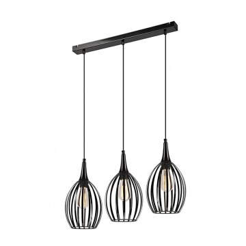 Lustr na lanku VINCENT 3xE27/60W/230V