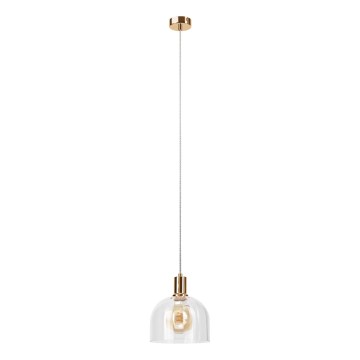 Lustr na lanku VIVE 1xE27/15W/230V zlatá