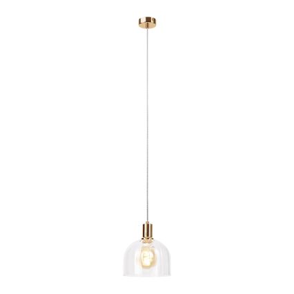 Lustr na lanku VIVE 1xE27/15W/230V zlatá