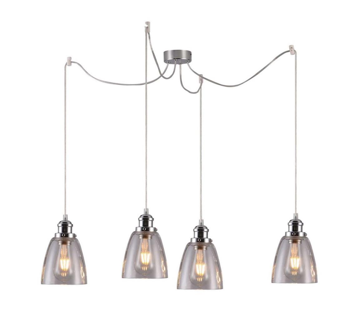 Candellux Lustr na lanku VOICE 4xE27/40W/230V CA0068