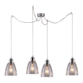 Lustr na lanku VOICE 4xE27/40W/230V pavouk