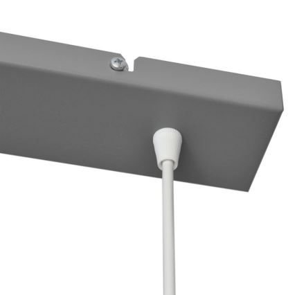 Lustr na lanku VOLTA 3xE27/15W/230V šedá