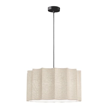 Lustr na lanku WAVY 1xE27/14W/230V béžová