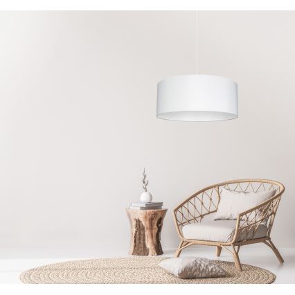 Lustr na lanku WERT 1xE27/60W/230V bílá