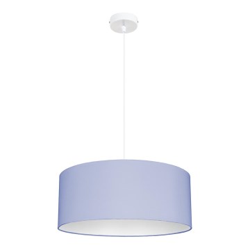 Lustr na lanku WERT 1xE27/60W/230V modrá