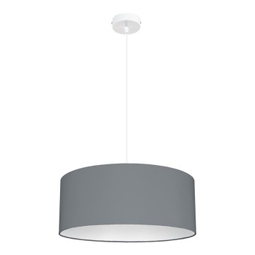 Lustr na lanku WERT 1xE27/60W/230V šedá