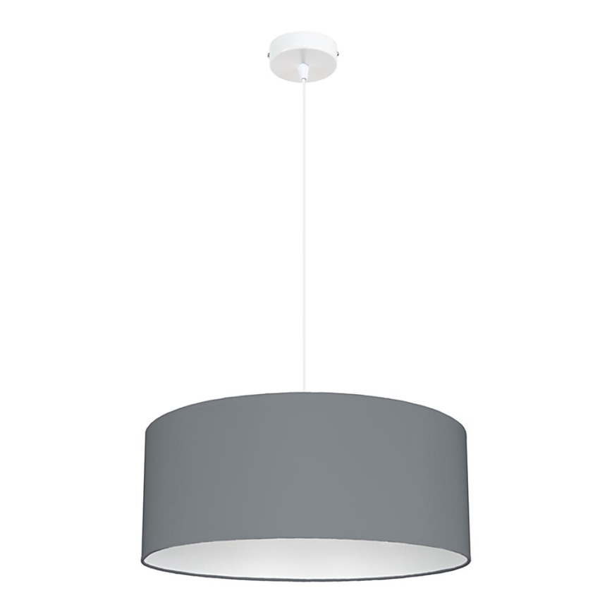 Lustr na lanku WERT 1xE27/60W/230V šedá