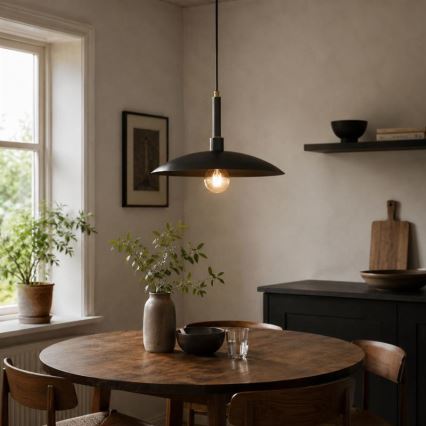 Lustr na lanku YUMI 1xE27/15W/230V černá