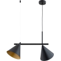 Lustr na lanku ZELTA 2xE27/15W/230V černá