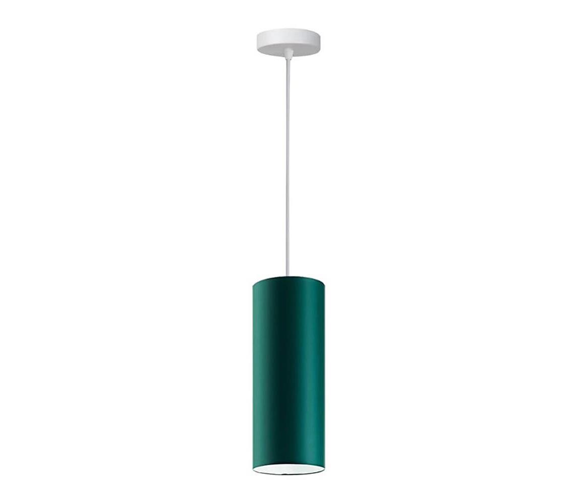 Belis Lustr na lanku ZIK 1xE27/40W/230V zelená BE0403