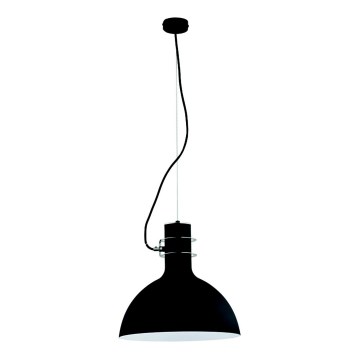 Lustr na lanku ZINE 1xE27/15W/230V černá
