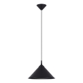 Lustr na lanku ZUMA 1xE27/15W/230V pr. 30 cm černá