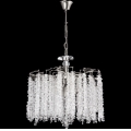 Lustr na řetězu 6xE14/60W/230V pr. 46 cm lesklý chrom