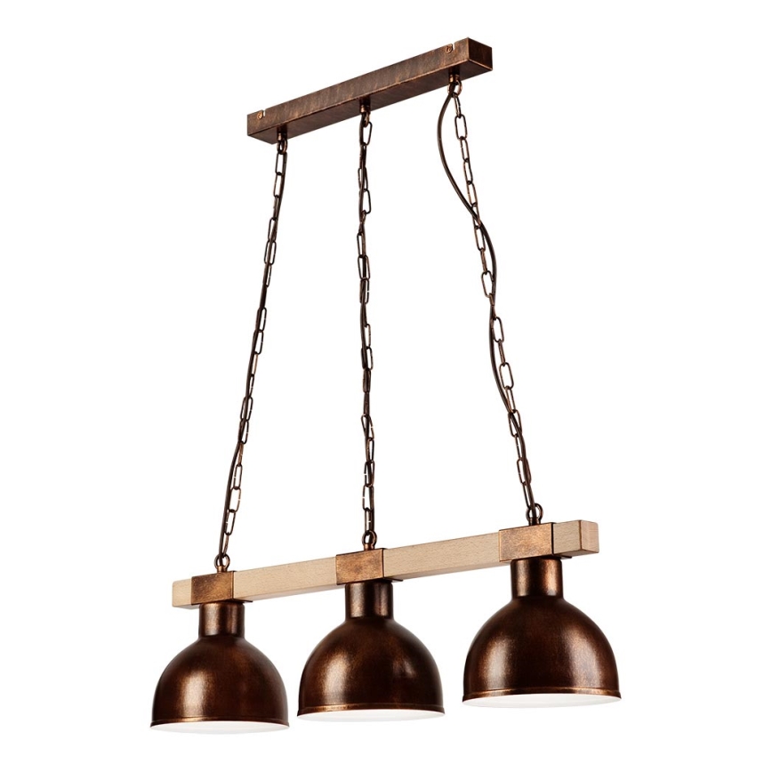 Lustr na řetězu AGNESE 3xE27/60W/230V