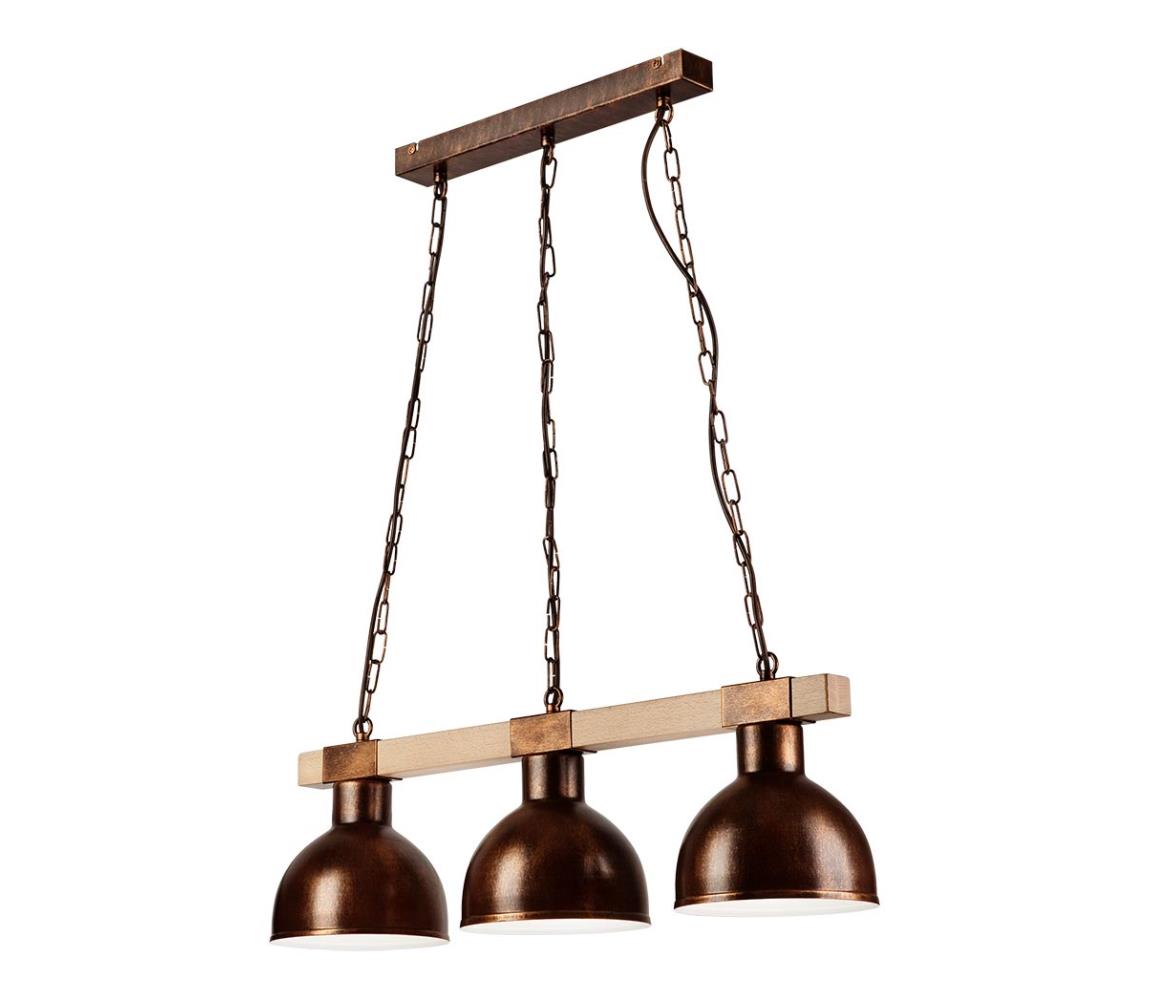 Lamkur Lustr na řetězu AGNESE 3xE27/60W/230V LA35253