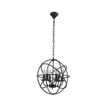Lustr na řetězu CAGE 6xE14/60W/230V