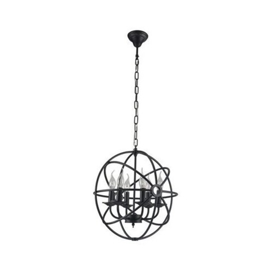 Lustr na řetězu CAGE 6xE14/60W/230V