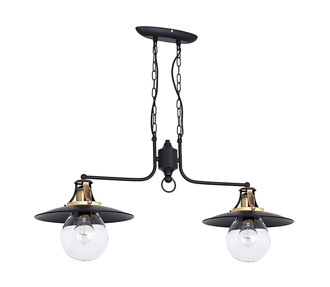 Luminex Lustr na řetězu CANCUN 2xE27/60W/230V LU7709