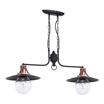 Lustr na řetězu CANCUN 2xE27/60W/230V Lustr na řetězu CANCUN 2xE27/60W/230V