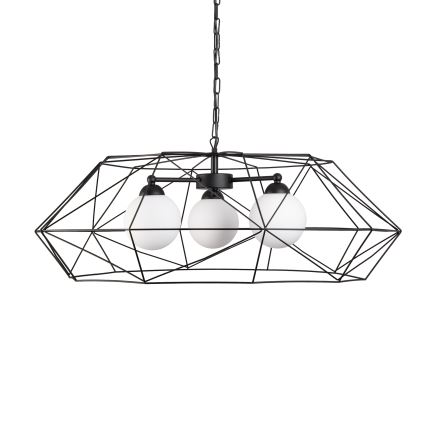 Lustr na řetězu DEXA 3xG9/10W/230V černá