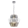 Lustr na řetězu DONNA 9xE14/40W/230V pr. 45 cm matný chrom
