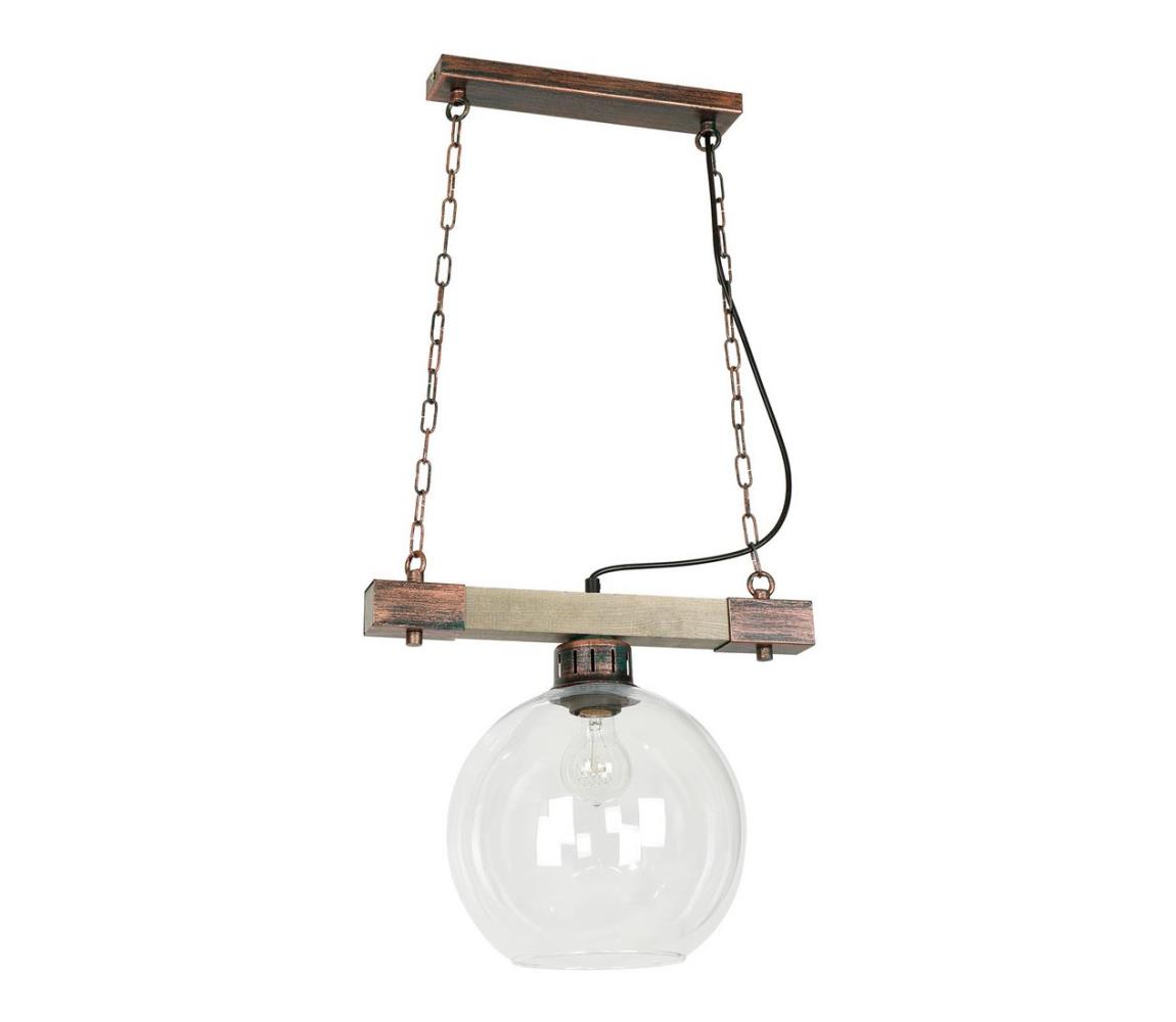 Luminex Lustr na řetězu HAKON 1xE27/60W/230V LU3030