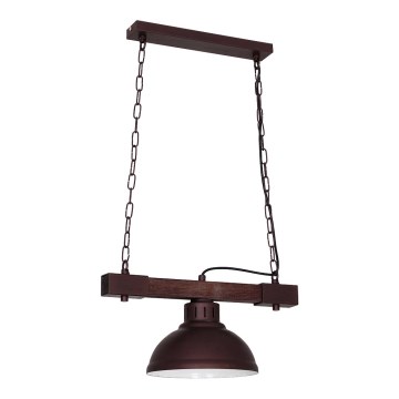 Lustr na řetězu HAKON 1xE27/60W/230V tmavá Lustr na řetězu HAKON 1xE27/60W/230V tmavá