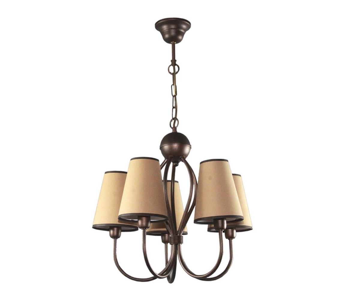 Namat Lustr na řetězu IRMA 5xE14/40W/230V NA0076