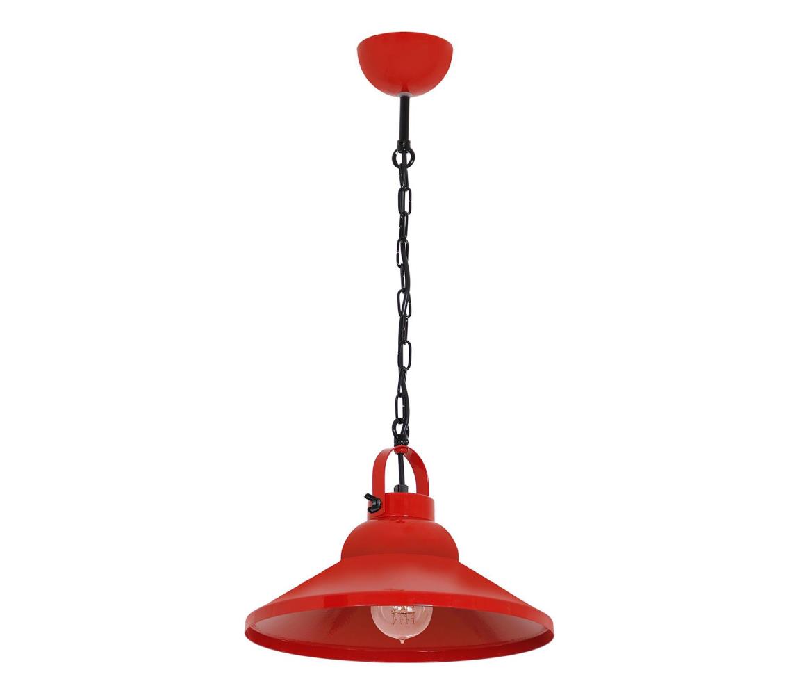 Luminex Lustr na řetězu IRON 1xE27/60W/230V LU6180