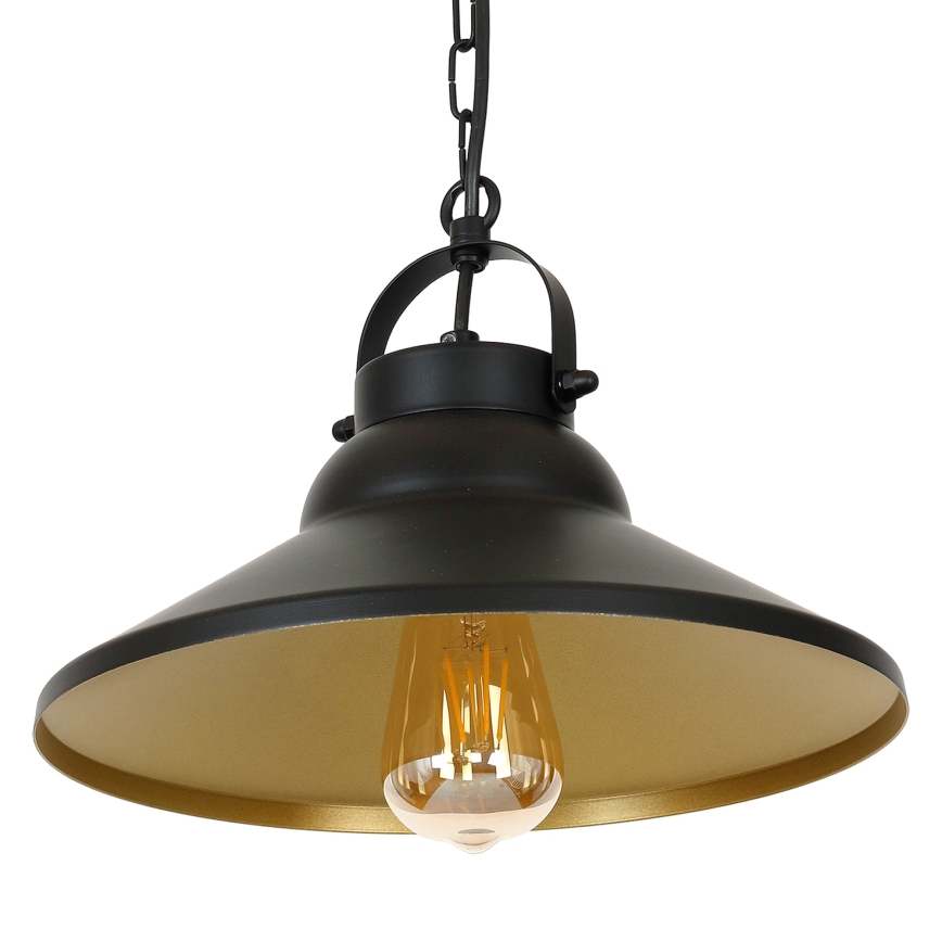 Lustr na řetězu IRON 1xE27/60W/230V