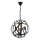 Lustr na řetězu IRONBALL 3xE27/40W/230V černá