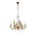 Lustr na řetězu MARIA TERESA 9xE14/40W/230V