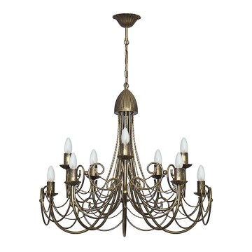 Lustr na řetězu PALACE 10xE14/60W/230V