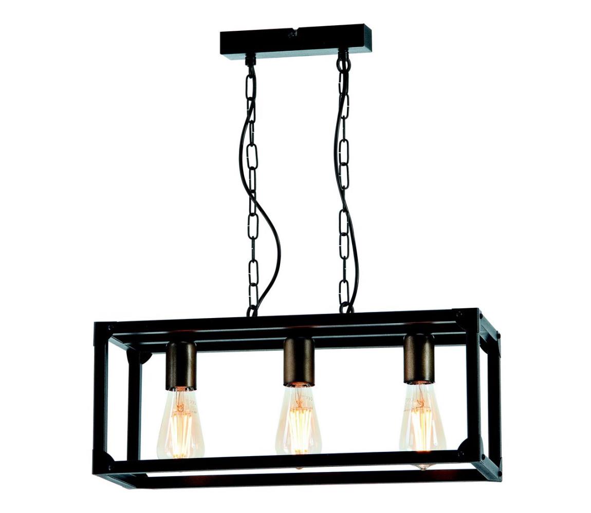 Namat Lustr na řetězu PARIS 3xE27/60W/230V NA0019