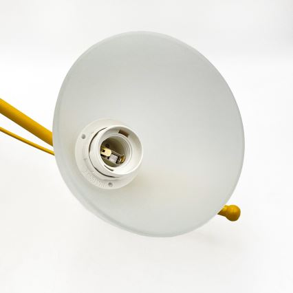 Lustr na řetězu RETRO 5xE27/60W/230V bílá/pestrobarevná
